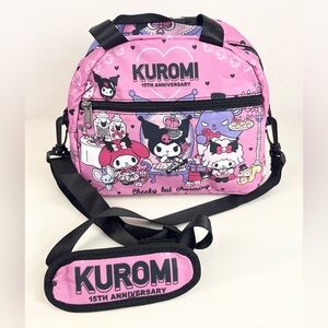 Anime Sanrio Kuromi 15th Anniversary Large Insulated Lunch Bag New Without Tags
